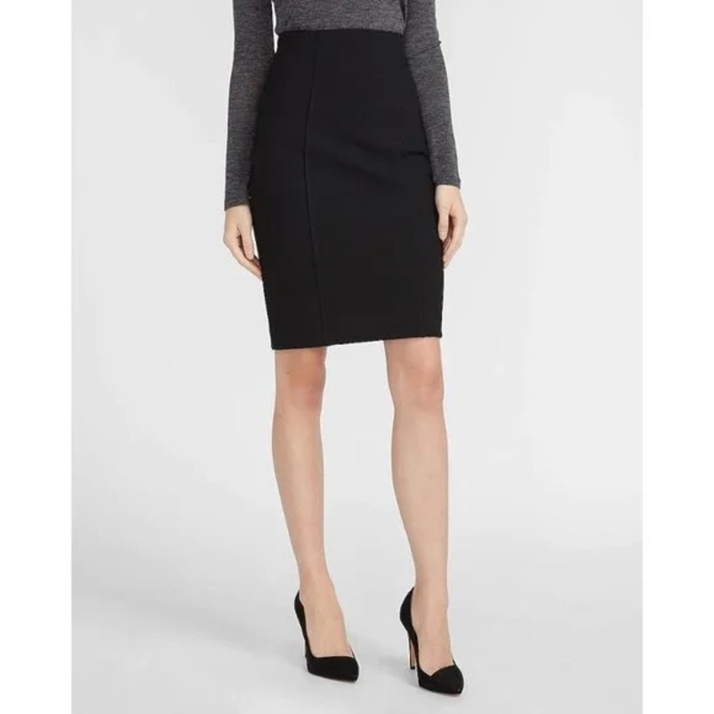 Express black pencil skirt